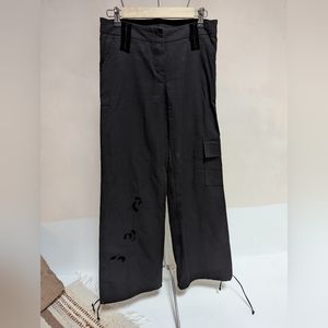 Sandro Cargo Pants Black